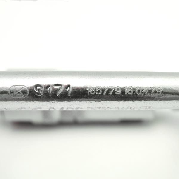 KONG OVALONE INOX Screw Sleeve, rozsdamentes csavaros ovális karabíner