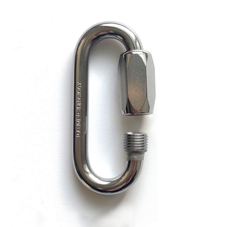 MAILLON RAPIDE PARALLEL Ø8 A304 - párhuzamos szárú rozsdamentes csavaros maillon