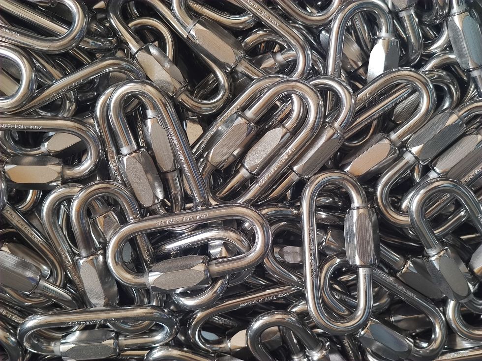 MAILLON RAPIDE PARALLEL Ø8 A304 - párhuzamos szárú rozsdamentes csavaros maillon