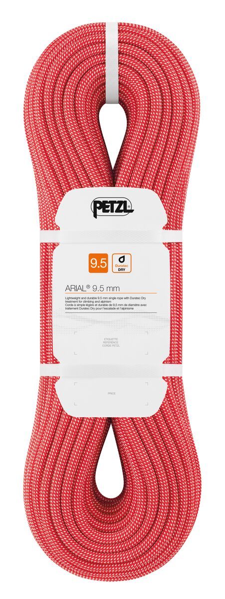 Petzl ARIAL® 9.5 mm RED 60 m dinamikus egészkötél (1489Ft/m)