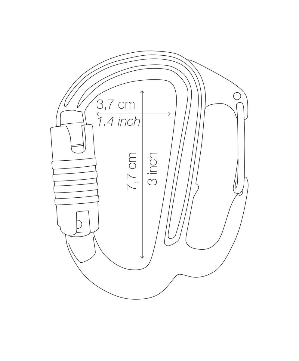 Petzl FREINO Z karabiner fékező füllel