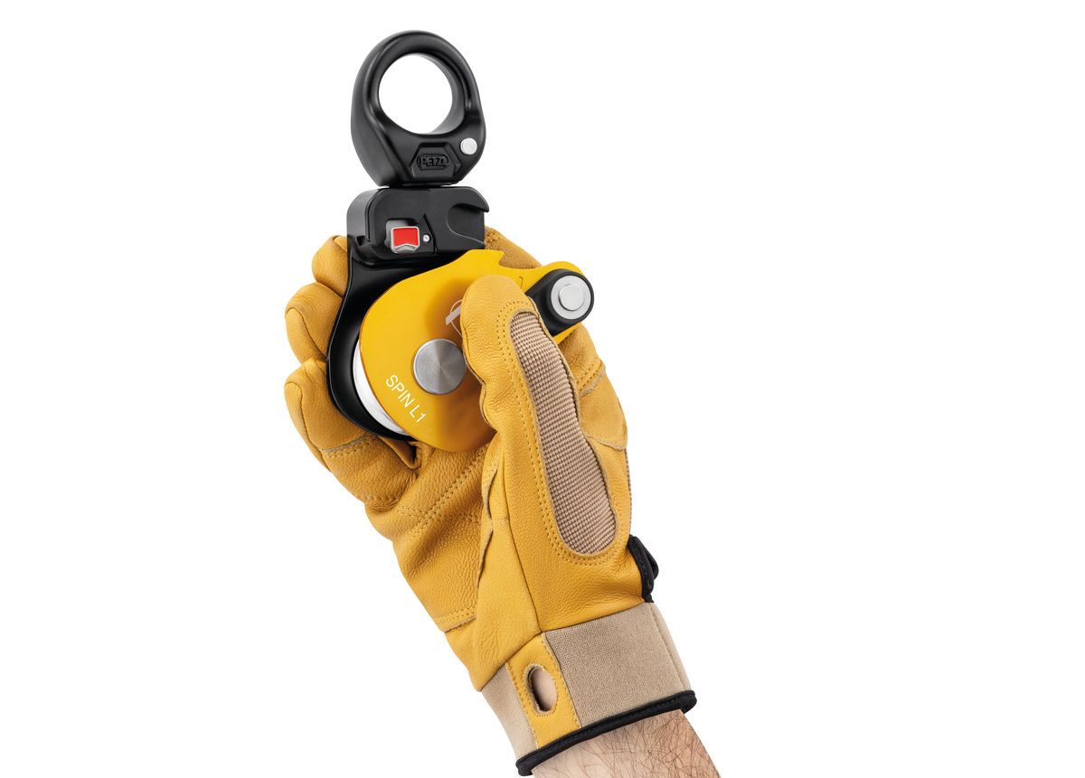 Petzl SPIN L1 nagy hatékonyságú csiga forgócsatlakozóval Petzl SPIN L1 nagy hatékonyságú csiga forgócsatlakozóval