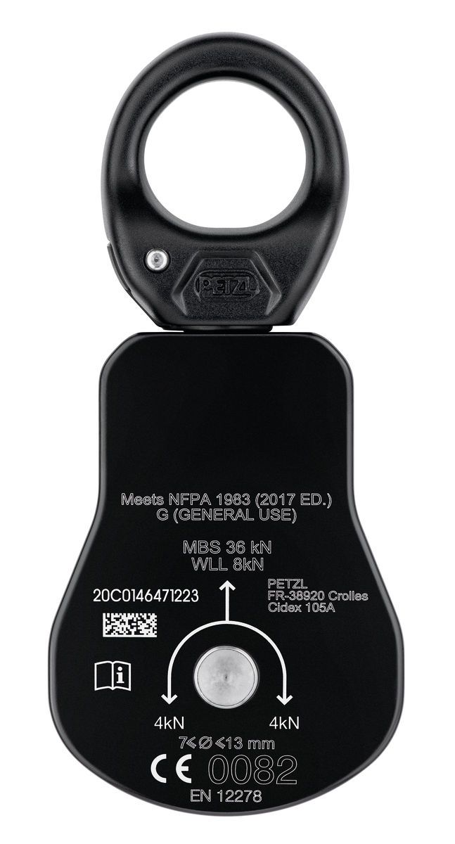 Petzl SPIN L1 nagy hatékonyságú csiga forgócsatlakozóval Petzl SPIN L1 nagy hatékonyságú csiga forgócsatlakozóval