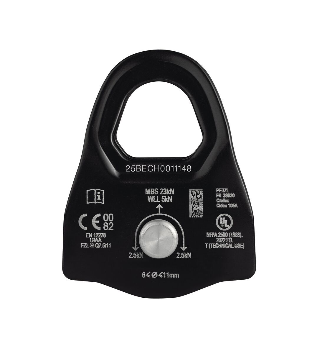 Petzl MINDER S1 – Kompakt, nagy hatásfokú csiga Pruszikos visszafutásgátló rendszerekhez Petzl MINDER S1 – Kompakt, nagy hatásfokú csiga Pruszikos visszafutásgátló rendszerekhez