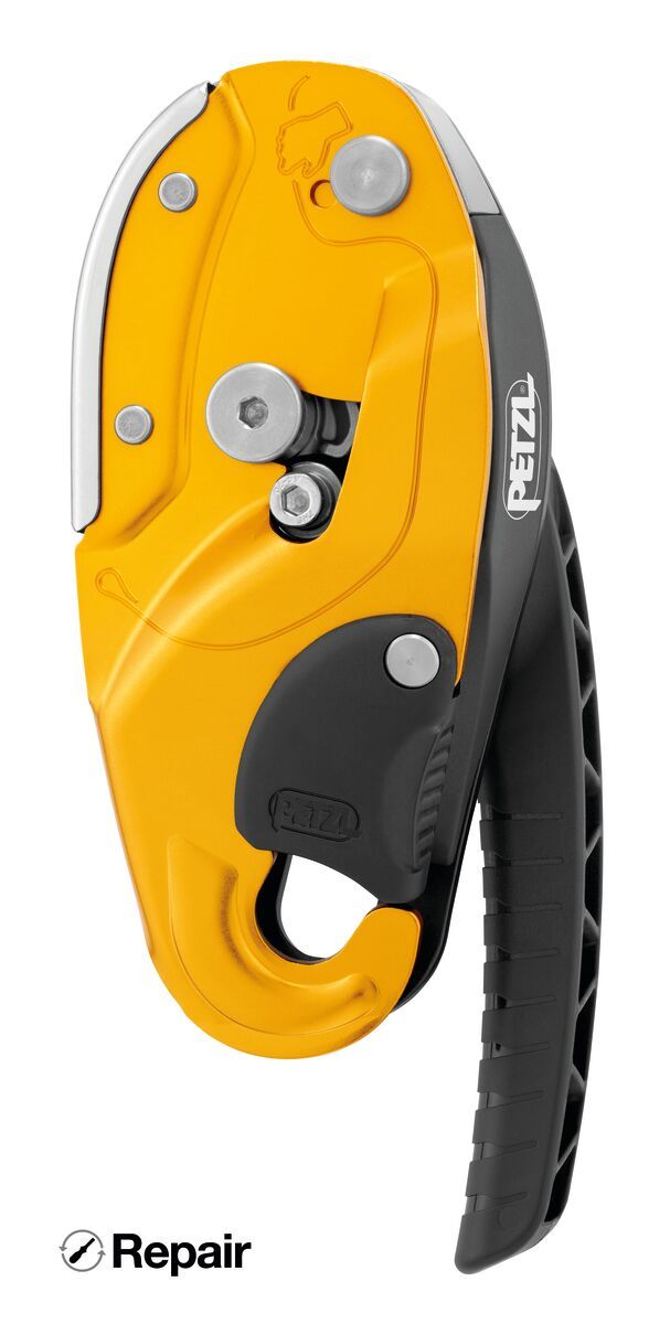 Petzl RIG® Repairable – Professzionális önfékező ereszkedő ipari alpintechnikához (yellow)