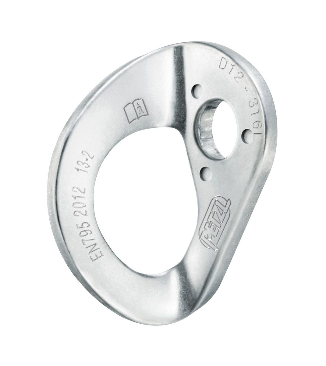 Petzl COEUR STAINLESS – 316L rozsdamentes acél nittfül 12mm furattal