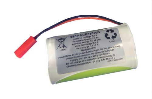 Scurion® 2 cellás Li-ion akkumulátor – 24,8 Wh JST Scurion® 2 cellás Li-ion akkumulátor – 24,8 Wh JST