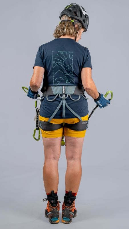EDELRID SKYE – négycsatos univerzális mászóbeülő, széles állítási tartománnyal