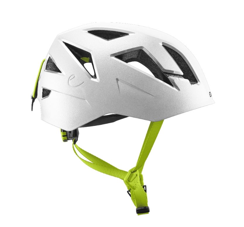 EDELRID ZODIAC – fehér mászósisak, hibrid ABS–EPS szerkezettel
