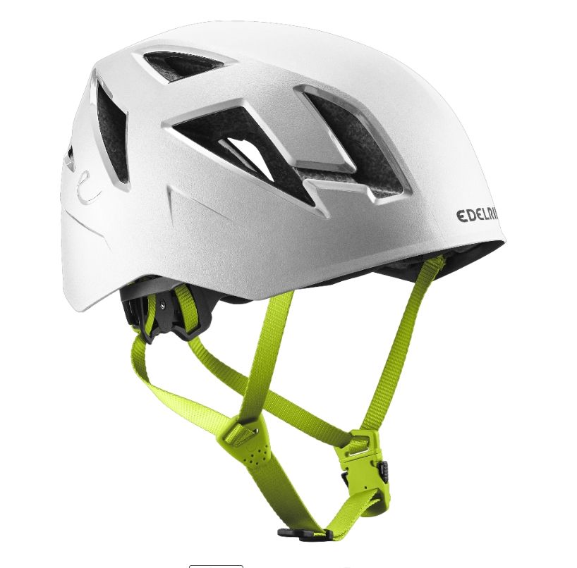 EDELRID ZODIAC – fehér mászósisak, hibrid ABS–EPS szerkezettel