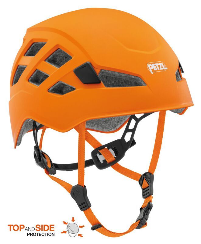 PETZL BOREO – strapabíró, sokoldalú mászósisak, ABS–EPP–EPS hibrid szerkezettel